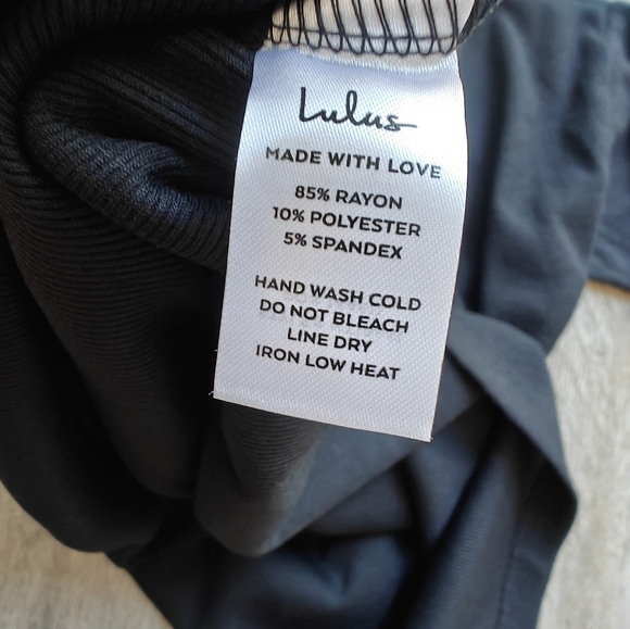 Lulu's Black Ribbed Long Sleeve Sweater - Picture 13 of 13